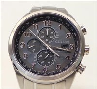 Watch Citizen Man Radiocontrollato H800 Leonardo in Steel AT8011-55L - AT8011-55L